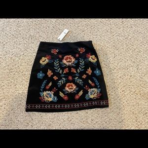 Francesca’s Embroidered Skirt